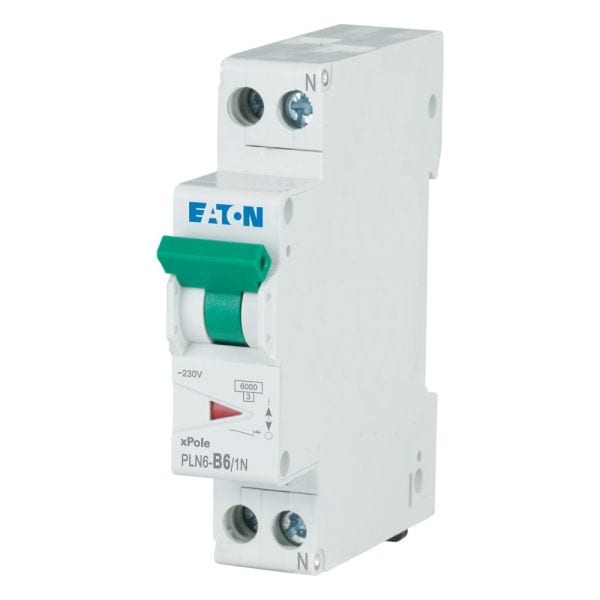 EATON - Leitungsschutzschalter, 6 A, 1p+N, Charakteristik: B