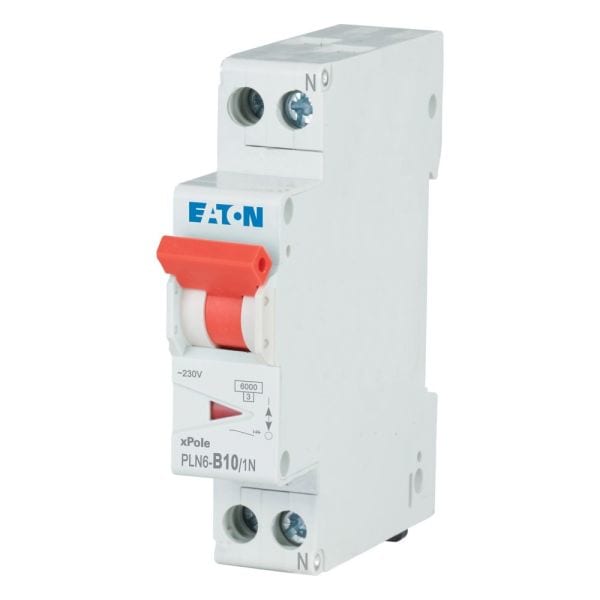 EATON - Leitungsschutzschalter, 10 A, 1p+N, Charakteristik: B