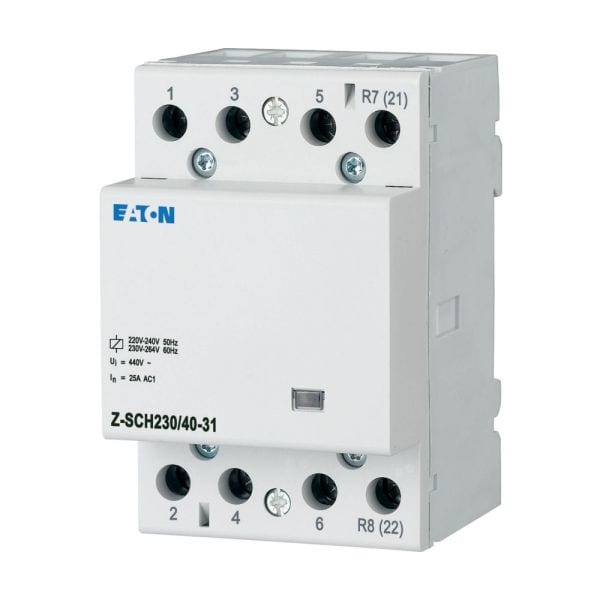 EATON - Installationsschütz, 230VAC, 3S+1Ö, 40A