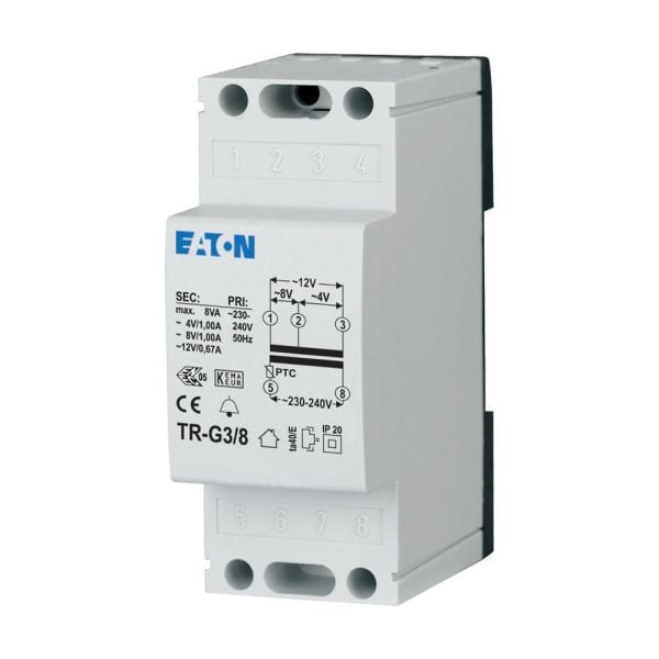 EATON - Transformator, 230V, 4/8/12V, 1/1/0,67A