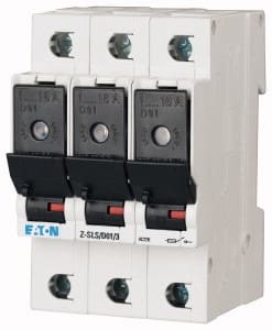 EATON - Lasttrennschalter m.Sicherungen D01 Blinkfunktion,3P,max.16A