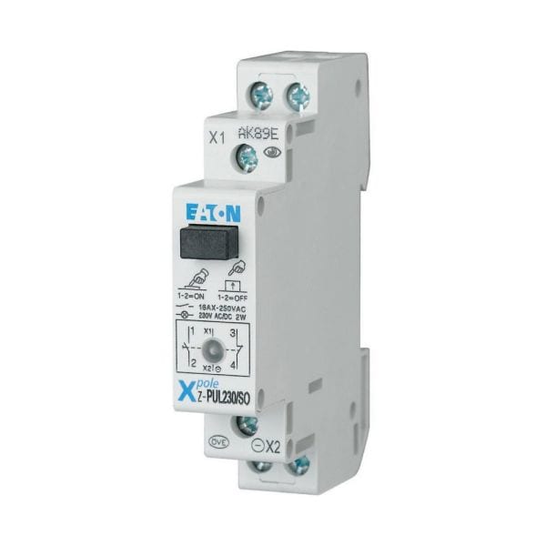 EATON - Taster, +LED, 230AC/DC, 1S+1Ö, 16A, orange