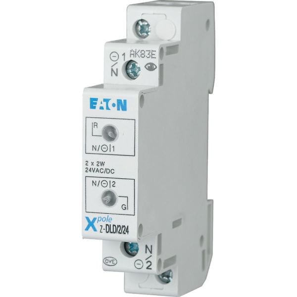 EATON - Doppelleuchte, 24AC/DC, rot/grün