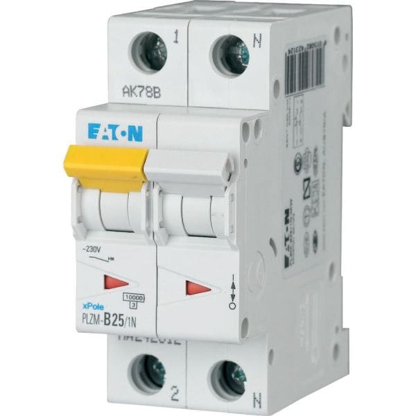 EATON - Leitungsschutzschalter, 25 A, 1p+N, Charakteristik: B