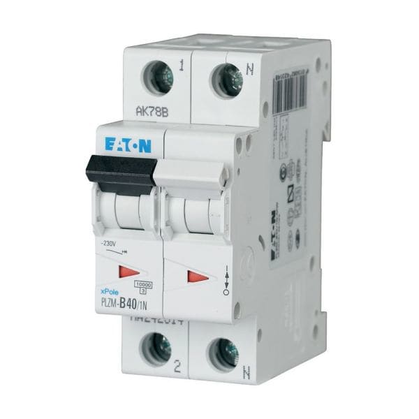 EATON - Leitungsschutzschalter, 40 A, 1p+N, Charakteristik: B