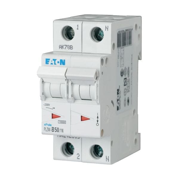 EATON - Leitungsschutzschalter, 50 A, 1p+N, Charakteristik: C