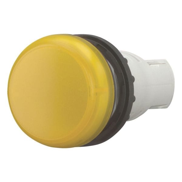 EATON - Leuchtmelder, RMQ-Titan, flach, ohne Leuchtmittel, für Glüh-, Glimmlampen und LEDs bis 2,4 W, mit Lampenfassung BA 9s, gelb
