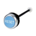 EATON - Entsperrungstaste, Frontring Titan, blau, RESET
