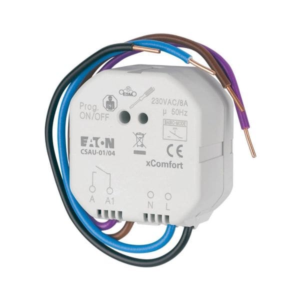 EATON - Schaltaktor, potentialfrei, Tastfunktion Basic-Mode, 8A, 230VAC