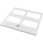 EATON - Dachplatte, für F3A-Flansche, für BxT=1200x600mm, grau