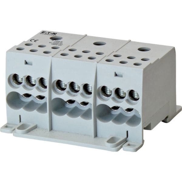 EATON - Klemmenblock, 3-polig, 175A, 1 Eingangs-, 6 Abgangsklemmen, ALU