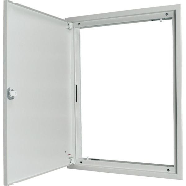 EATON - 3-Stufen UP-Türrahmen mit Stahlblechtür und Schwenkhebel B800mm H2060mm, weiß