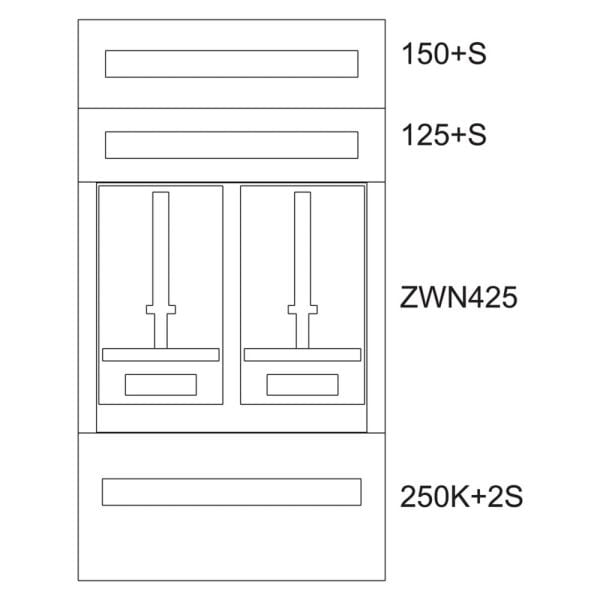 EATON - Unterputz-Zaehlerverteiler K
