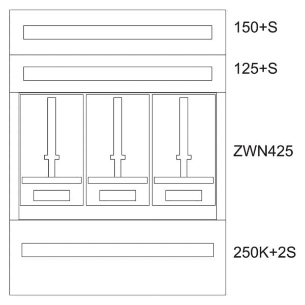 EATON - Unterputz-Zaehlerverteiler K