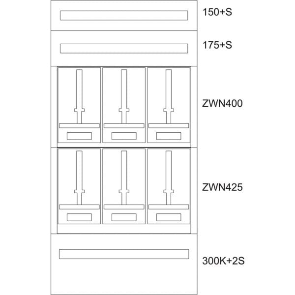 EATON - Unterputz-Zaehlerverteiler K