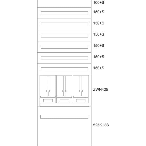 EATON - Unterputz-Zaehlerverteiler K