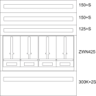 EATON - Zaehlerverteiler-Montageeinsatz K