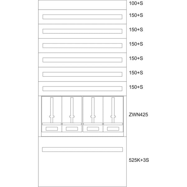 EATON - Unterputz-Zaehlerverteiler K