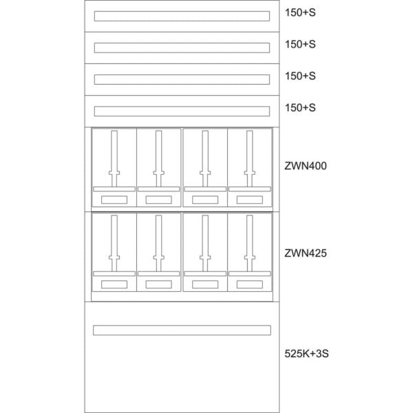 EATON - Unterputz-Zaehlerverteiler K