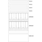 EATON - Zaehlerverteiler-Montageeinsatz K