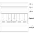 EATON - Zaehlerverteiler-Montageeinsatz K