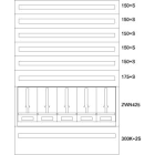 EATON - Zaehlerverteiler-Montageeinsatz K