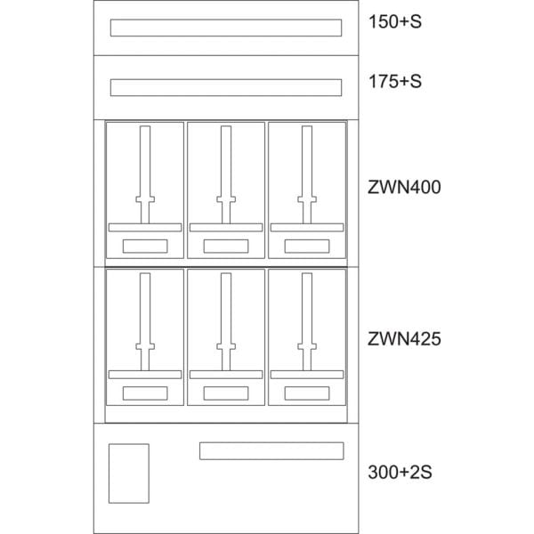 EATON - Unterputz-Zaehlerverteiler OOE, S