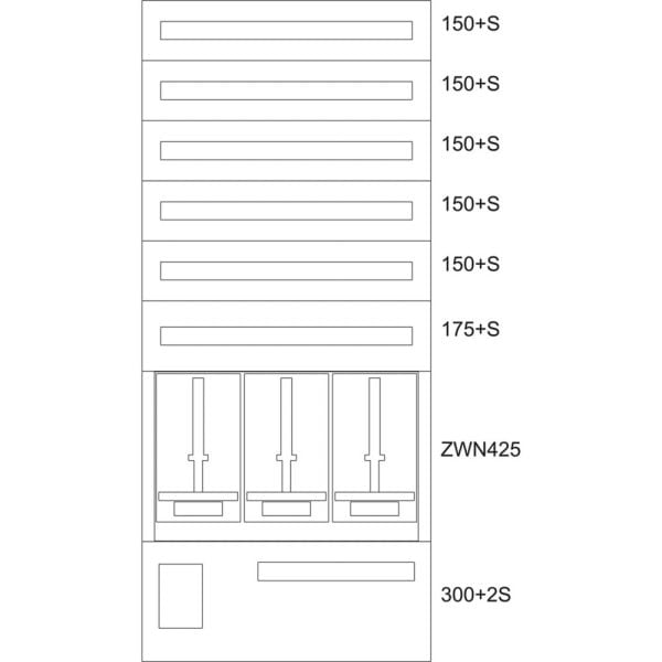 EATON - Unterputz-Zaehlerverteiler OOE, S