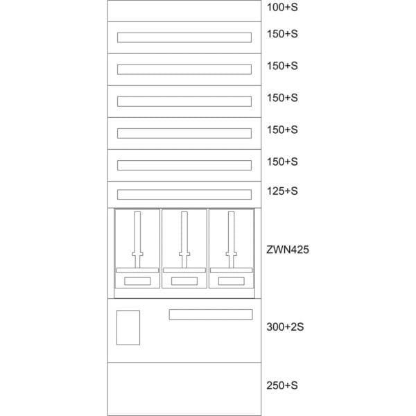 EATON - Unterputz-Zaehlerverteiler OOE, S