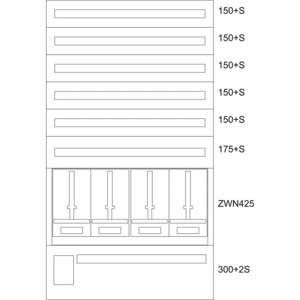 EATON - Unterputz-Zaehlerverteiler OOE, S