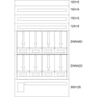 EATON - Zaehlerverteiler-Montageeinsatz OOE, S