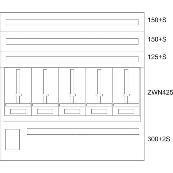 EATON - Unterputz-Zaehlerverteiler OOE, S