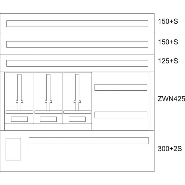 EATON - Unterputz-Zaehlerverteiler OOE, S