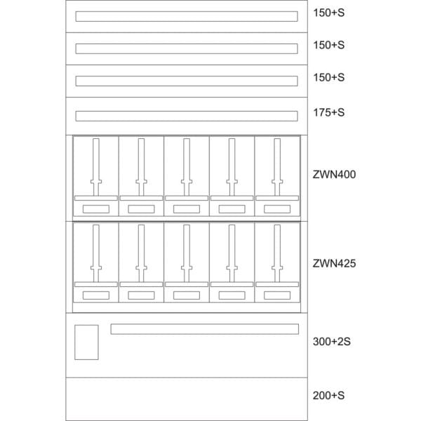 EATON - Unterputz-Zaehlerverteiler OOE, S