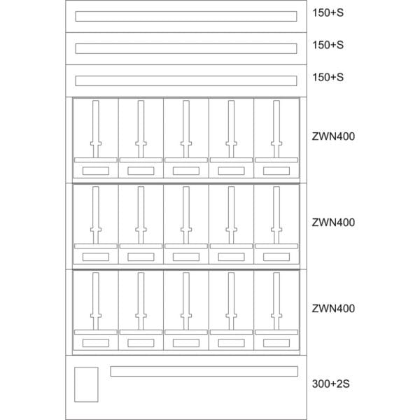 EATON - Unterputz-Zaehlerverteiler OOE, S
