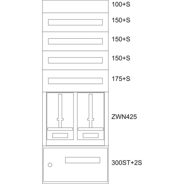 EATON - Unterputz-Zaehlerverteiler ST