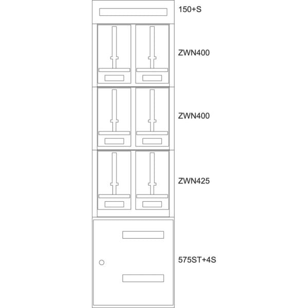 EATON - Unterputz-Zaehlerverteiler ST