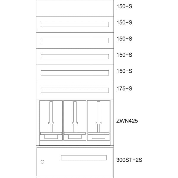 EATON - Unterputz-Zaehlerverteiler ST