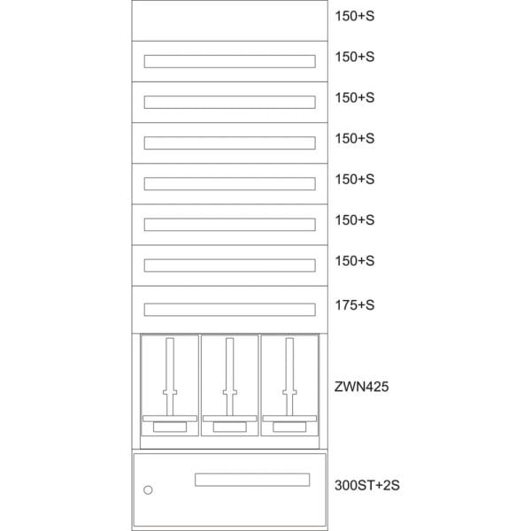 EATON - Unterputz-Zaehlerverteiler ST