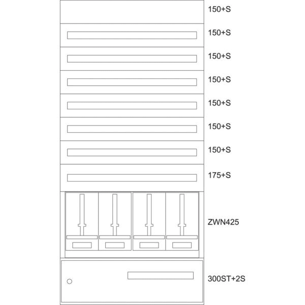 EATON - Unterputz-Zaehlerverteiler ST