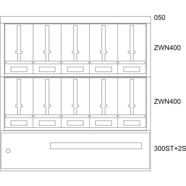 EATON - Unterputz-Zaehlerverteiler ST