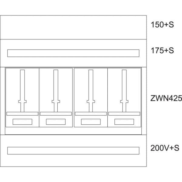 EATON - Unterputz-Zaehlerverteiler V