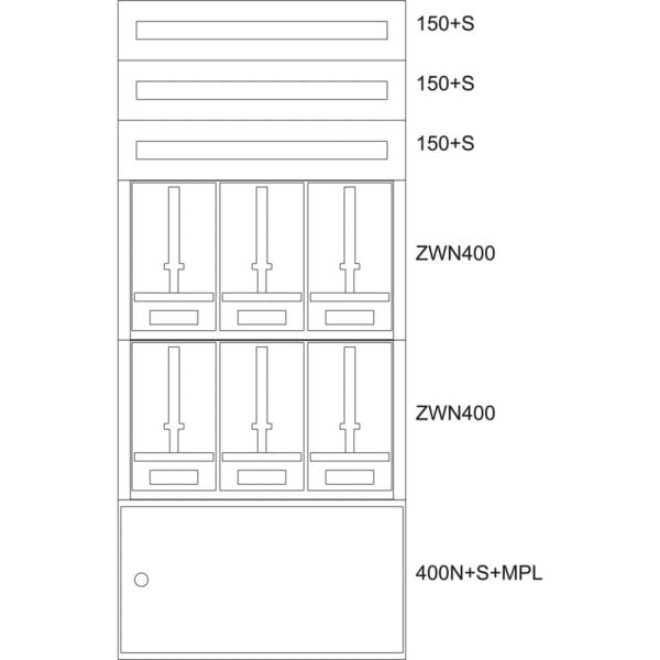 EATON - Unterputz-Zaehlerverteiler NOE