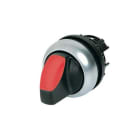EATON - Leuchtwahltaste, RMQ-Titan, mit Knebelgriff, tastend, 2 Stellungen, rot, Frontring Titan