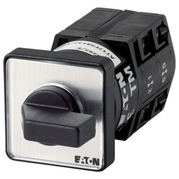 EATON - Umschalter, TM, 10 A, Einbau, 2 Baueinheit(en), Kontakte: 4, 60 °, rastend, mit 0-Stellung, 1-0-2, Abwicklungs Nr. 8211
