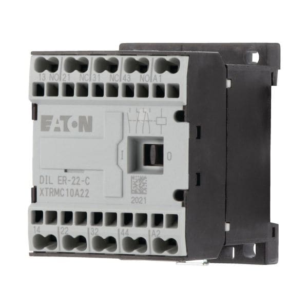 EATON - Hilfsschütz, 42 V 50 Hz, 48 V 60 Hz, S = Normal offen: 2 S, Ö = Normal geschlossen: 2 Ö, Federzugklemmen, Wechselstrombetätigung
