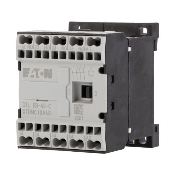 EATON - Hilfsschütz, 415 V 50 Hz, 480 V 60 Hz, S = Normal offen: 4 S, Federzugklemmen, Wechselstrombetätigung