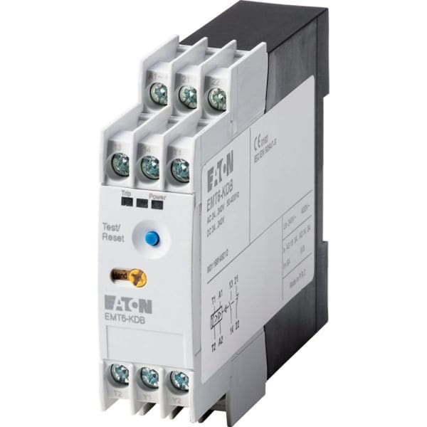 EATON - Thermistor-Maschinenschutzrelais, 1 Schließer + 1 Öffner, 24 - 240 V 50 - 400 Hz, 24 - 240 V DC, mit Wiedereinschaltsperre