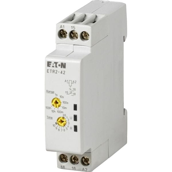 EATON - Zeitrelais, 0,05 s - 100 h, 24 - 240 V AC 50/60 Hz, 24 - 48 V DC, 1 W, blinkend