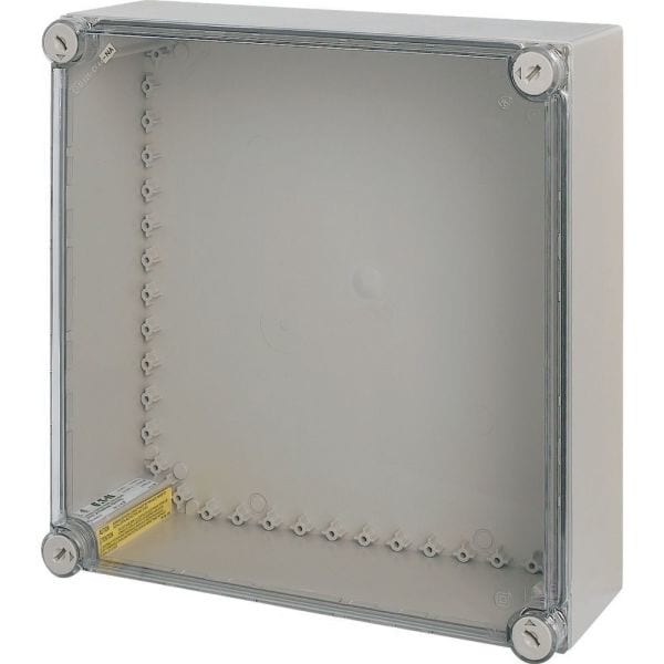 EATON - Isolierstoffgehäuse, glatte Seiten, HxBxT=375x375x150mm, NA-Ausführung